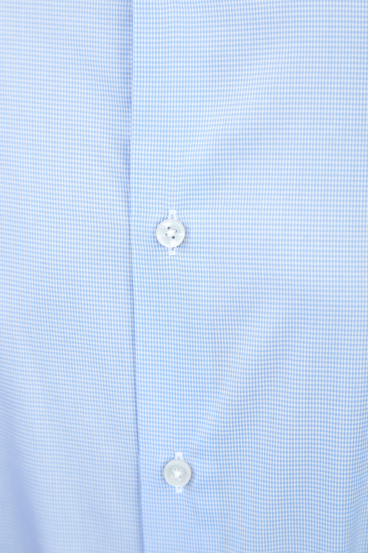 Однотонная рубашка из итальянского хлопка кручения 100/2 XACUS, цвет голубой, размер 48 Однотонная рубашка из итальянского хлопка кручения 100/2 - фото 5